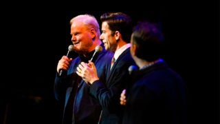 Comedians Jim Gaffigan, John Mulaney and Mike Birbiglia