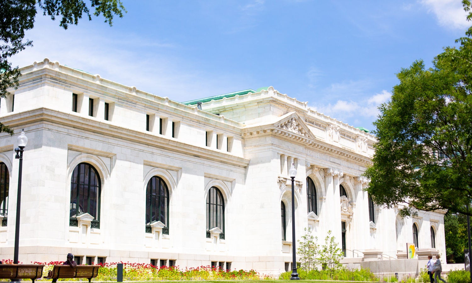 A historic building in a DC neighborhood.