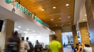 Bakery and cafe inside Leo O&#039;Donovan Hall