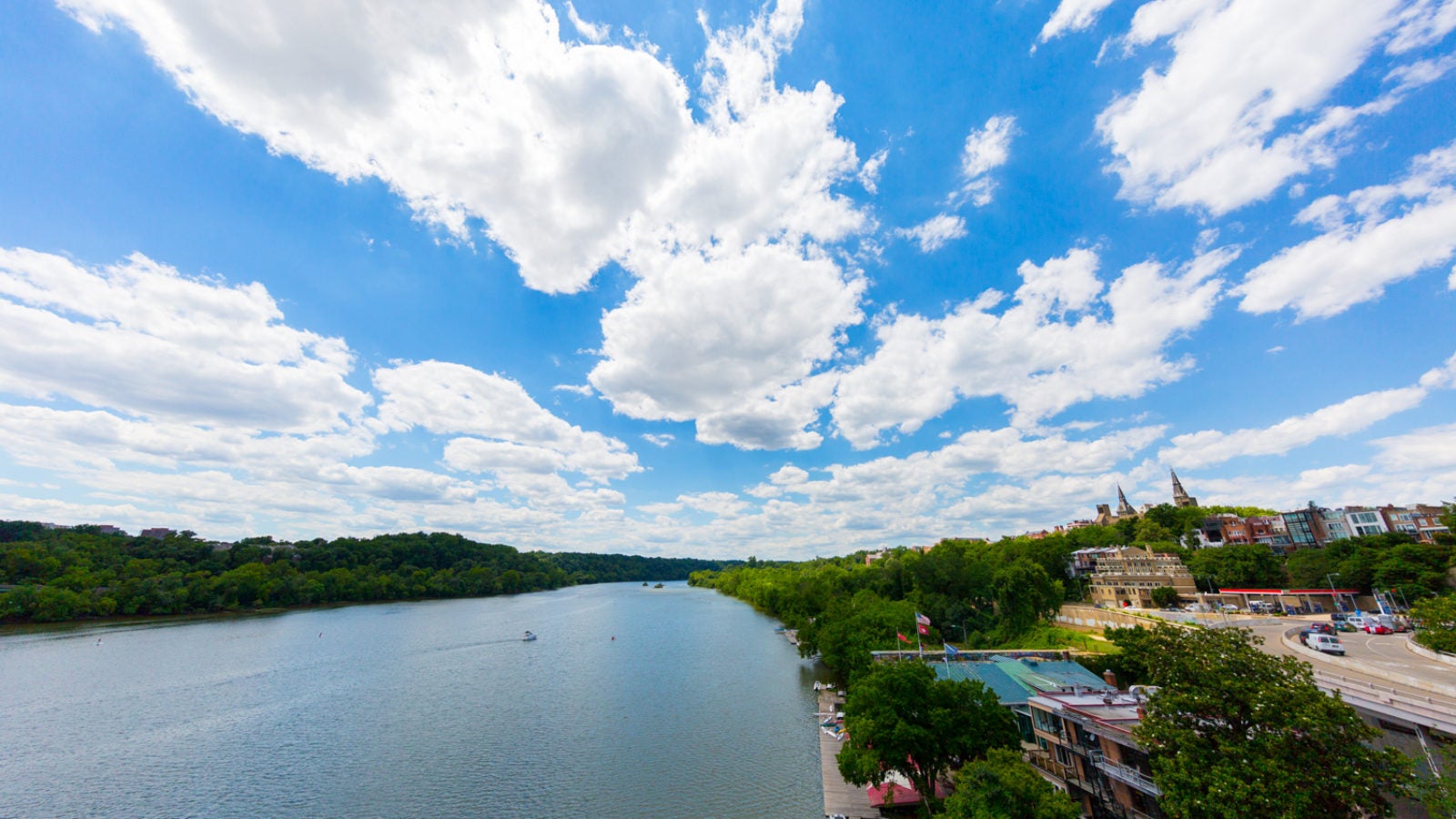 Campus rises over the Key Bridge