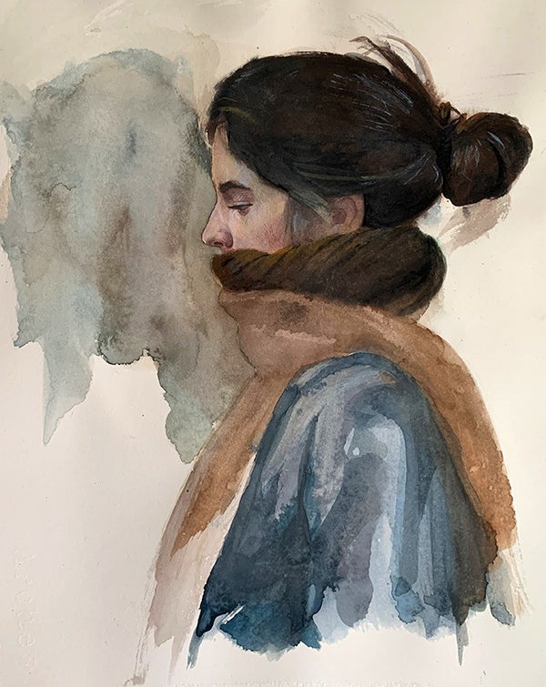 painting called "Nancy" by Edson Martinez