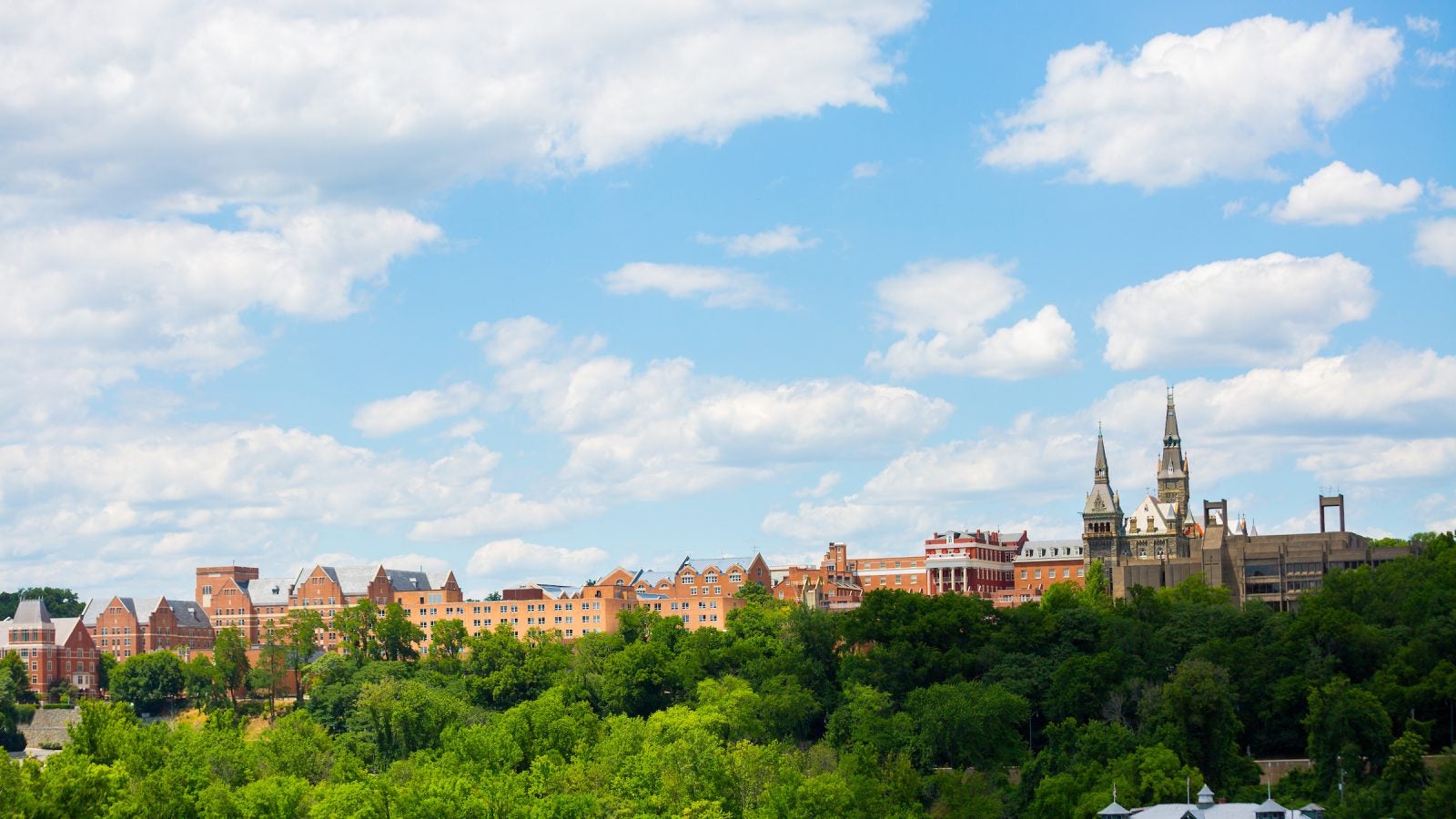 Campus from Key Bridge