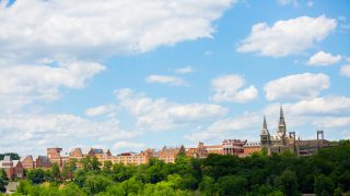 Campus from Key Bridge