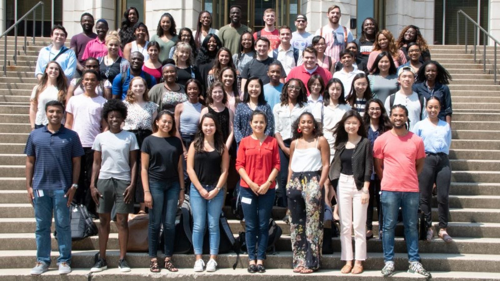 The first graduating class of RISE fellows during their August 2018 pre-orientation.