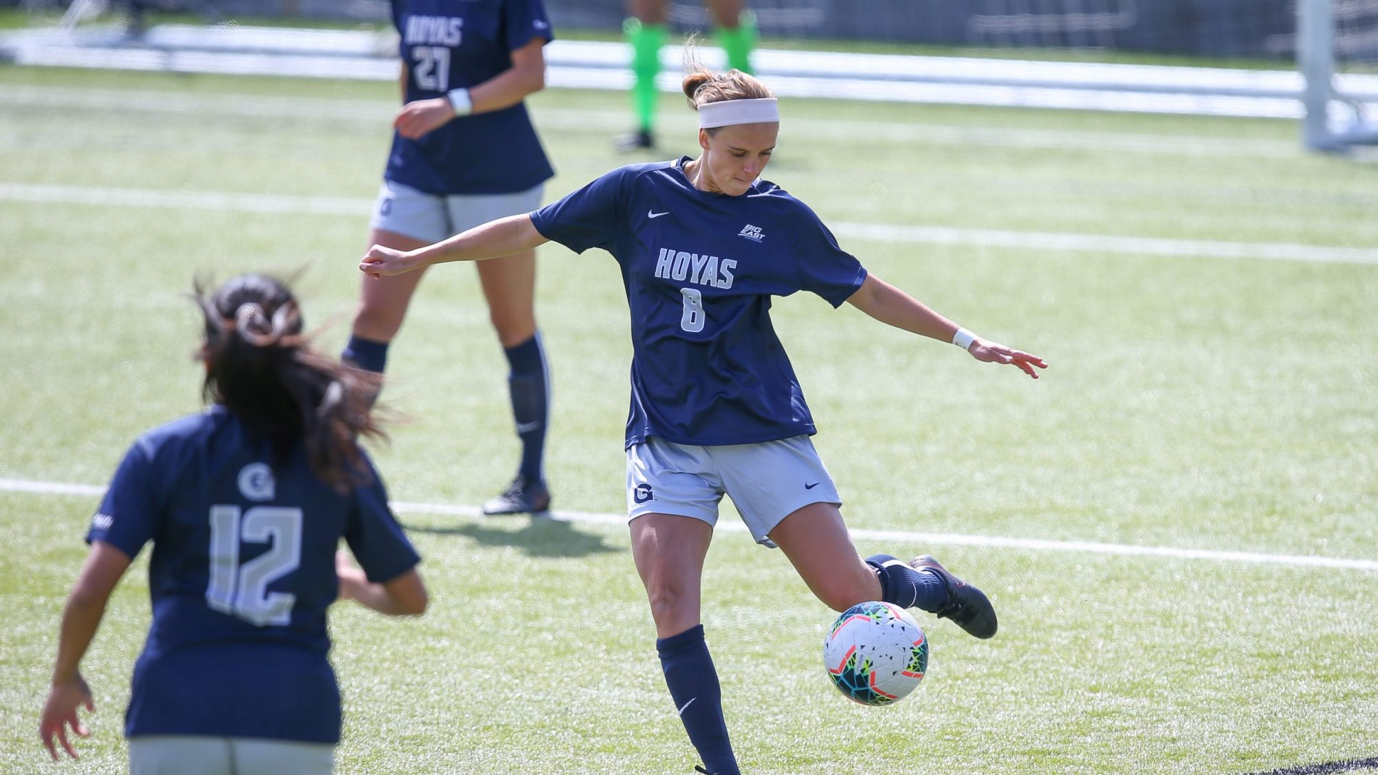 Daisy Cleverley plays soccer for Georgetown.