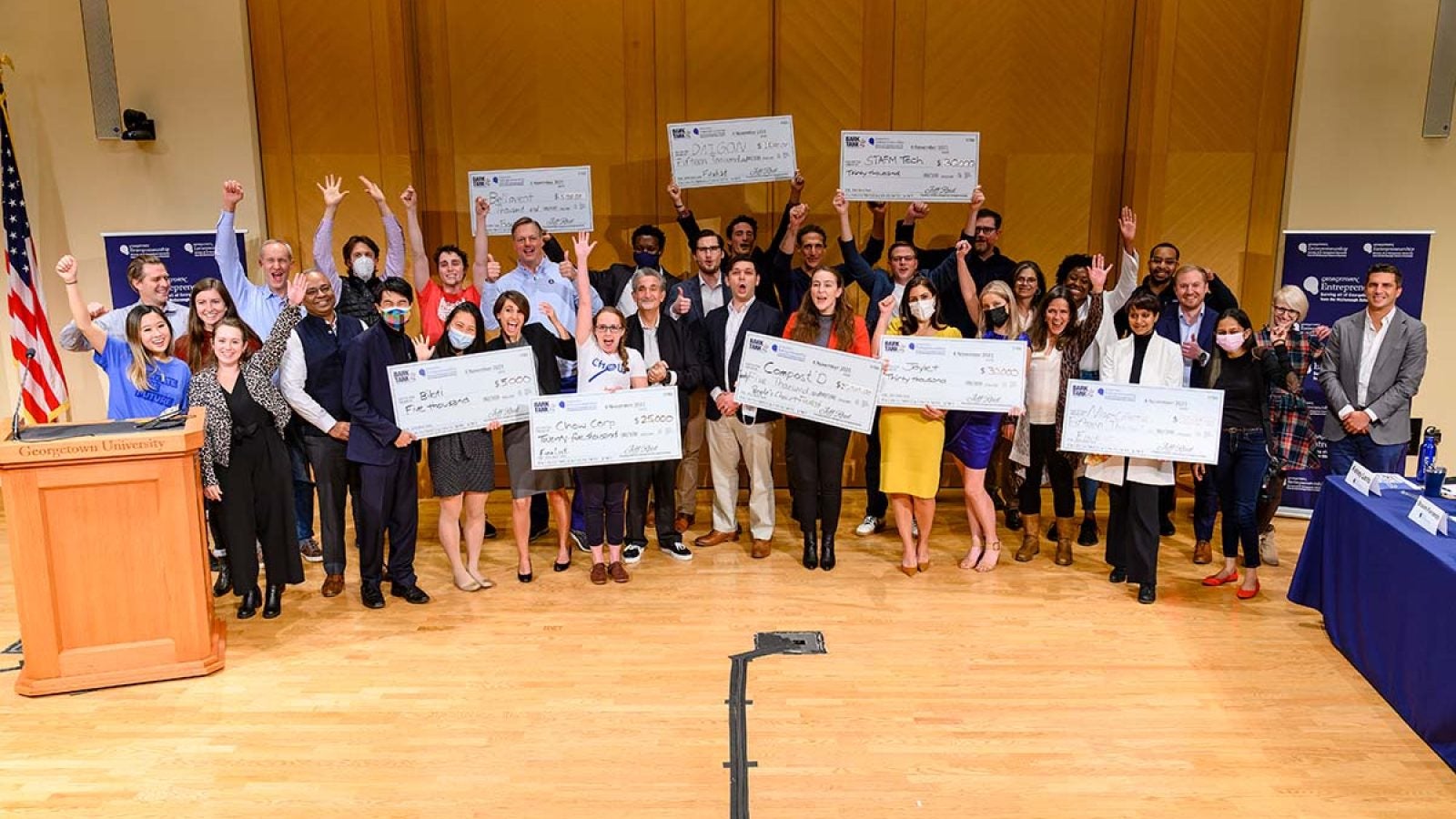 School of Business Students at the Annual &quot;Bark Tank&quot; Event