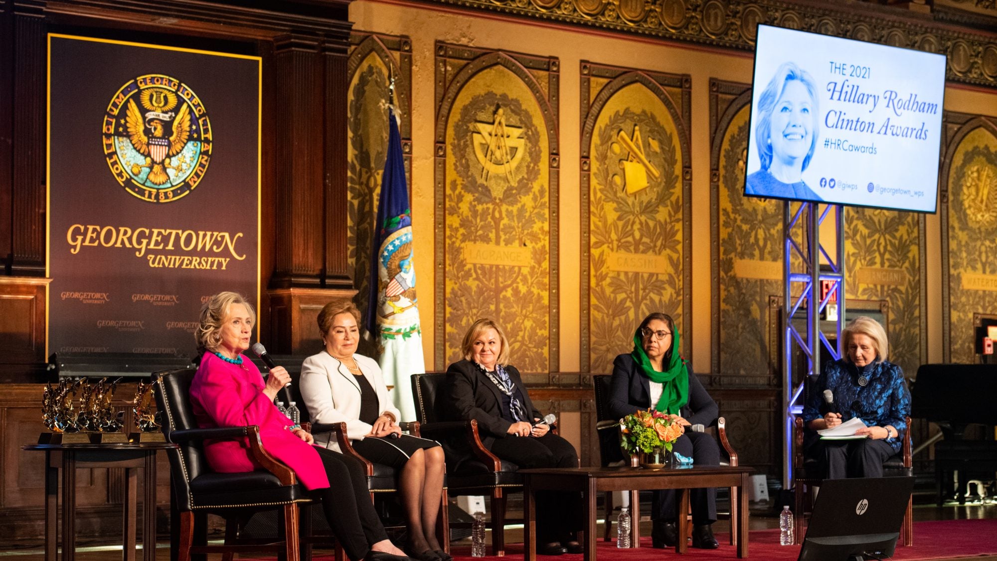 Speakers at the Hillary Rodham Clinton Awards