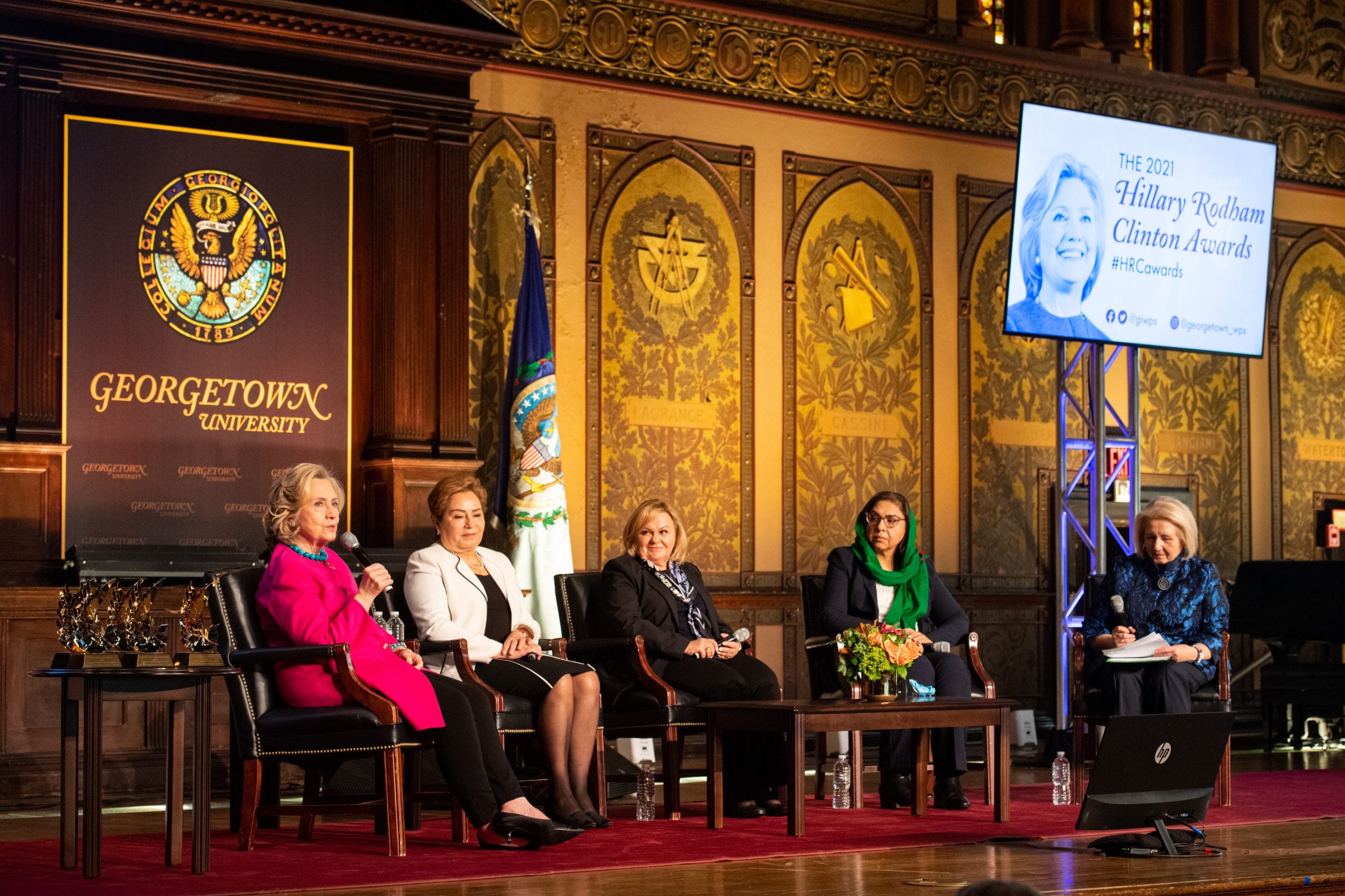 Hillary Clinton Honors International Women's Rights Leaders at