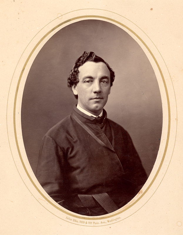 Faded image of Patrick Healy in 1872