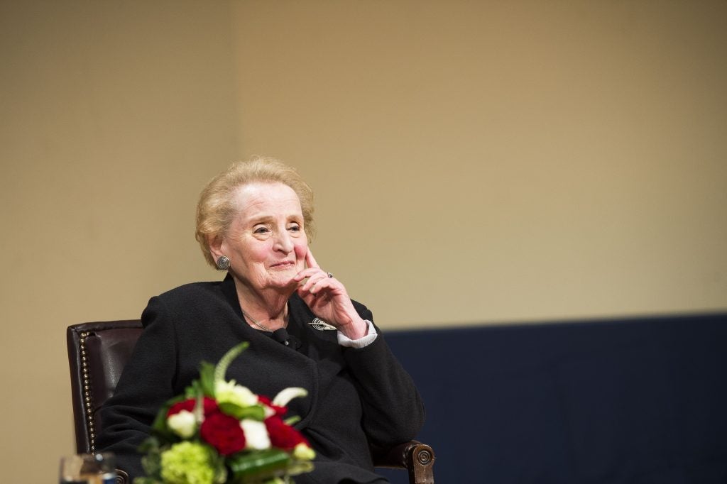 Madeleine Albright is remembered as diplomat and teacher