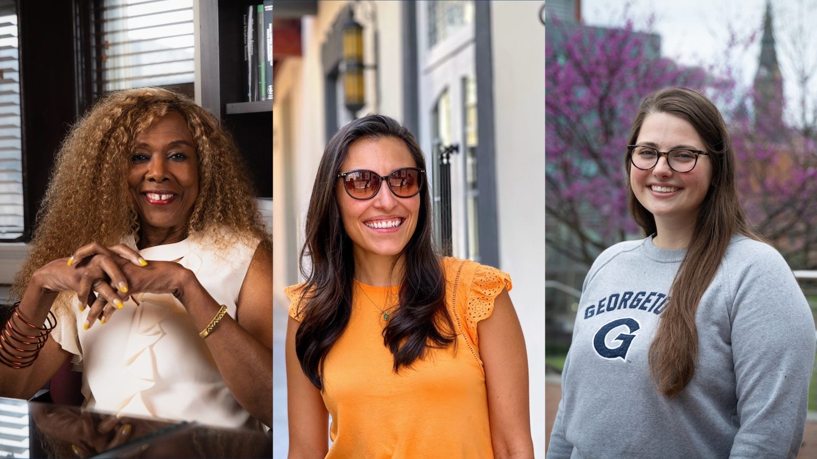 Rosemary, Tahina and Kiki in a grid of three headshots