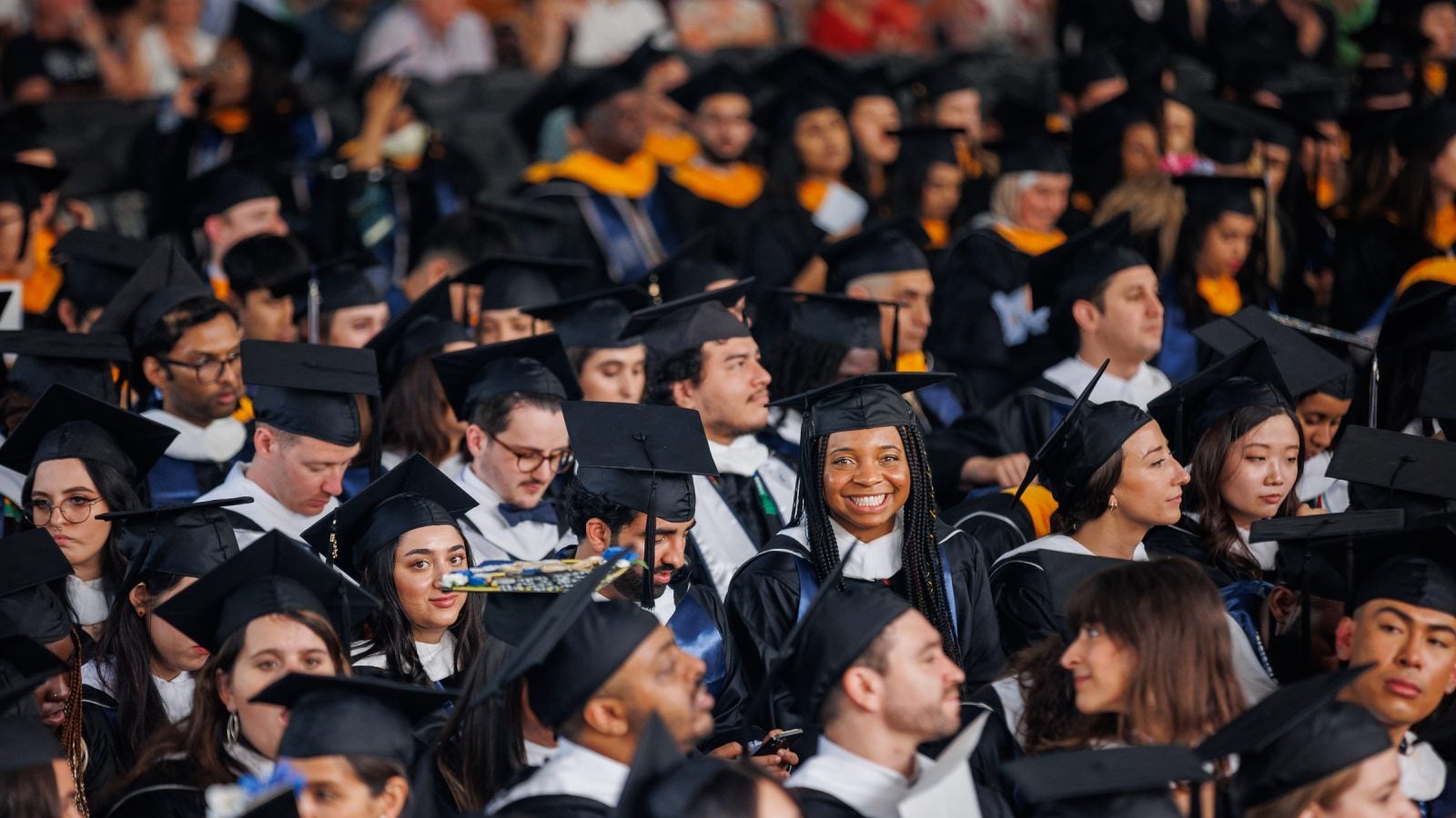 An image of the Class of 2022 at graduation.