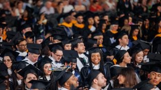 An image of the Class of 2022 at graduation.