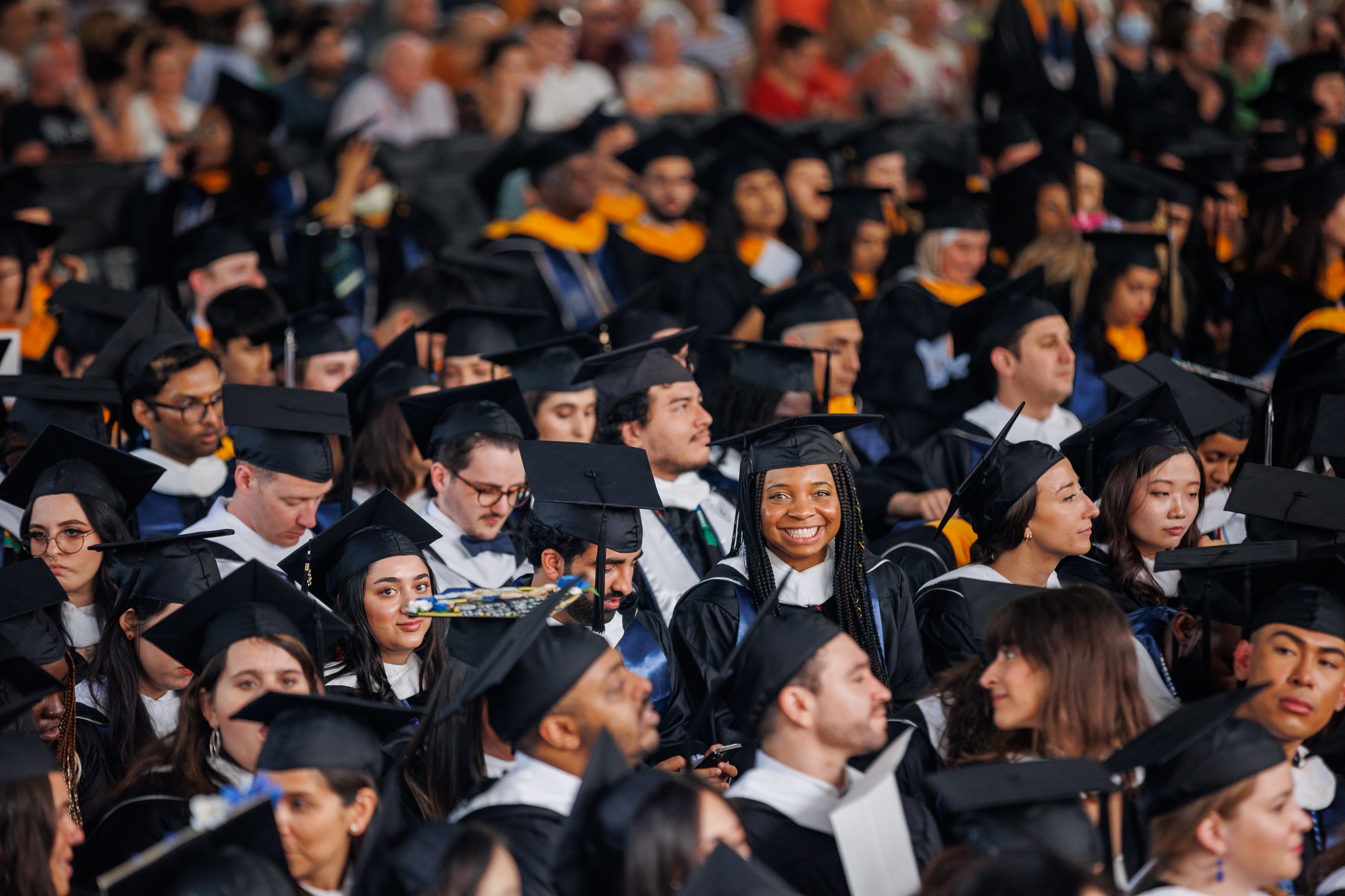 An image of the Class of 2022 at graduation.