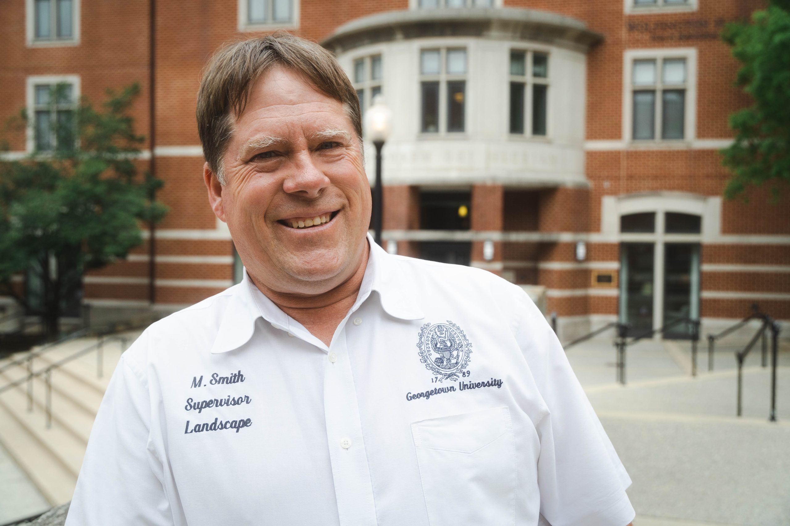 An image of Marc Smith, Georgetown's landscape and grounds manager