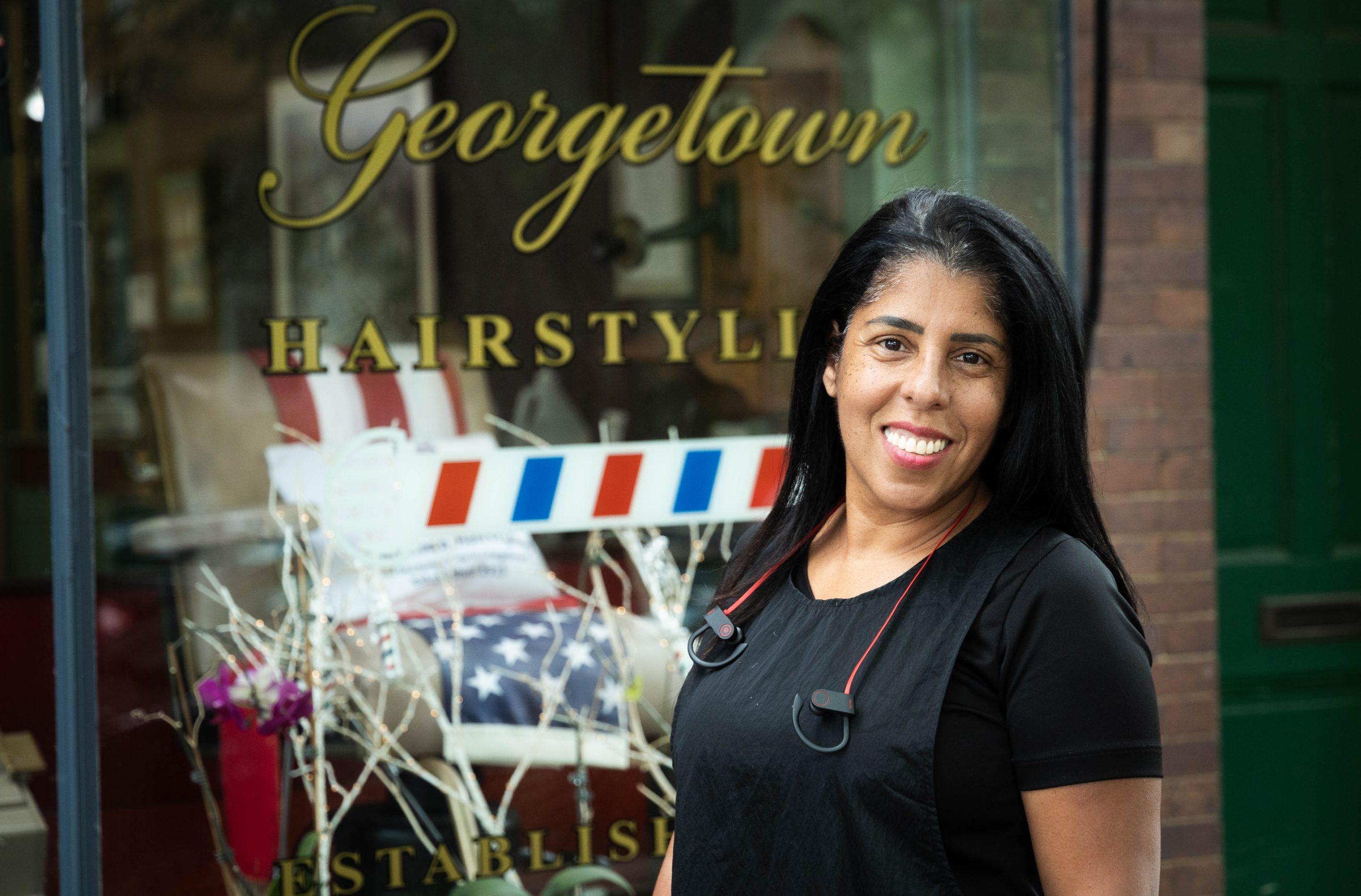 An image of —Vanussa Mendes, who owns Georgetown Hairstyling 