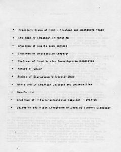 A list of the activities Bill Clinton was involved in from 1967, which included being a member of the pep band.