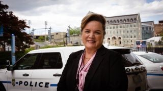 A headshot of Katherine Perez, the new chief of Georgetown University Police Department