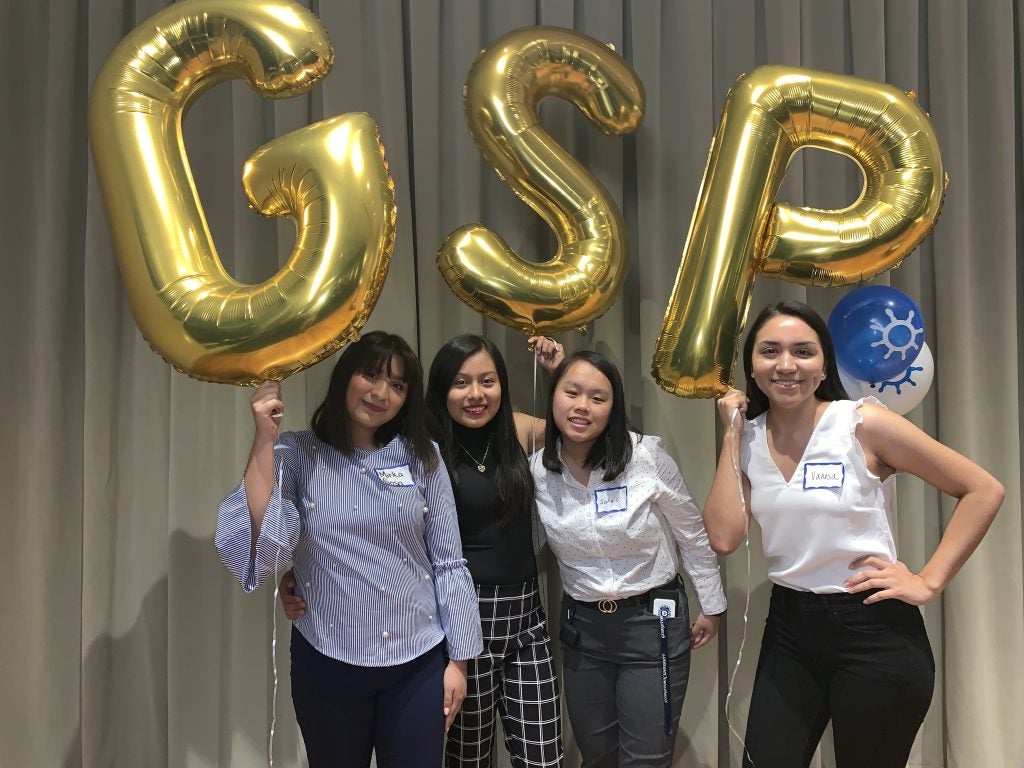 Sofia Chen Ma (B'23) pictured at a GSP event her first year in 2019.