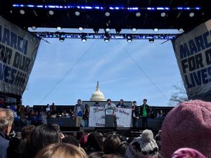 Jackson Mittleman (C'23) spoke at the March for Our Lives rally as a junior in high school.