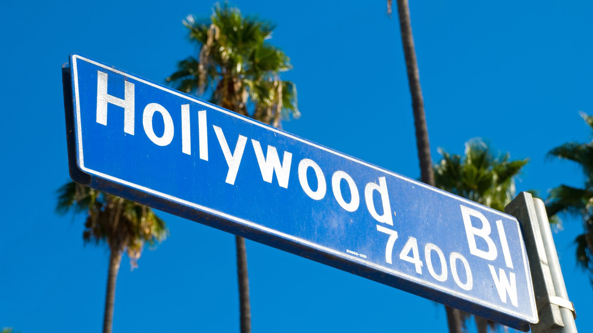 Hollywood street sign