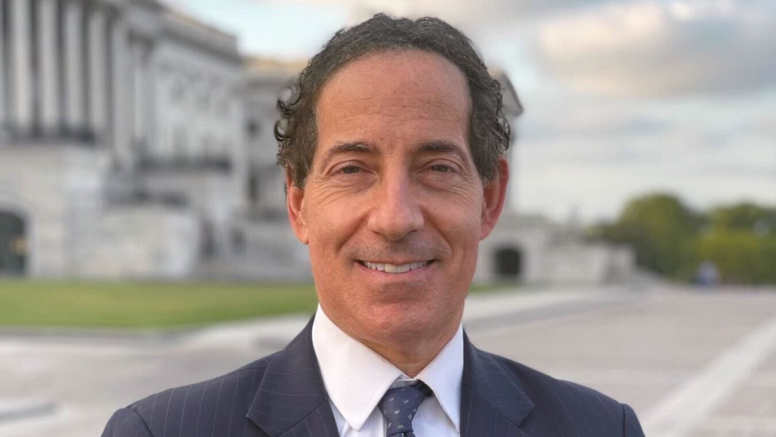 Congressman Raskin, standing in front of Capitol.