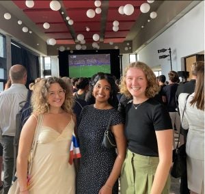 Watching the France vs New Zealand Rugby World Cup Opening Match at the French Embassy