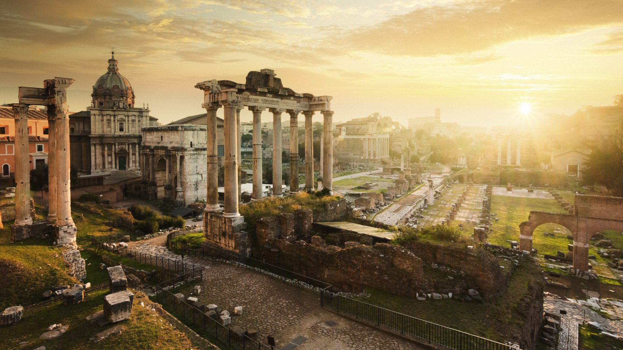 Roman Forum at sunrise