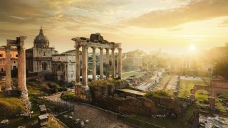 Roman Forum at sunrise