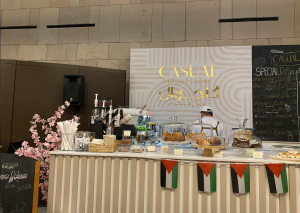 Casual's coffee stand with menu