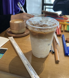 iced coffee on a table