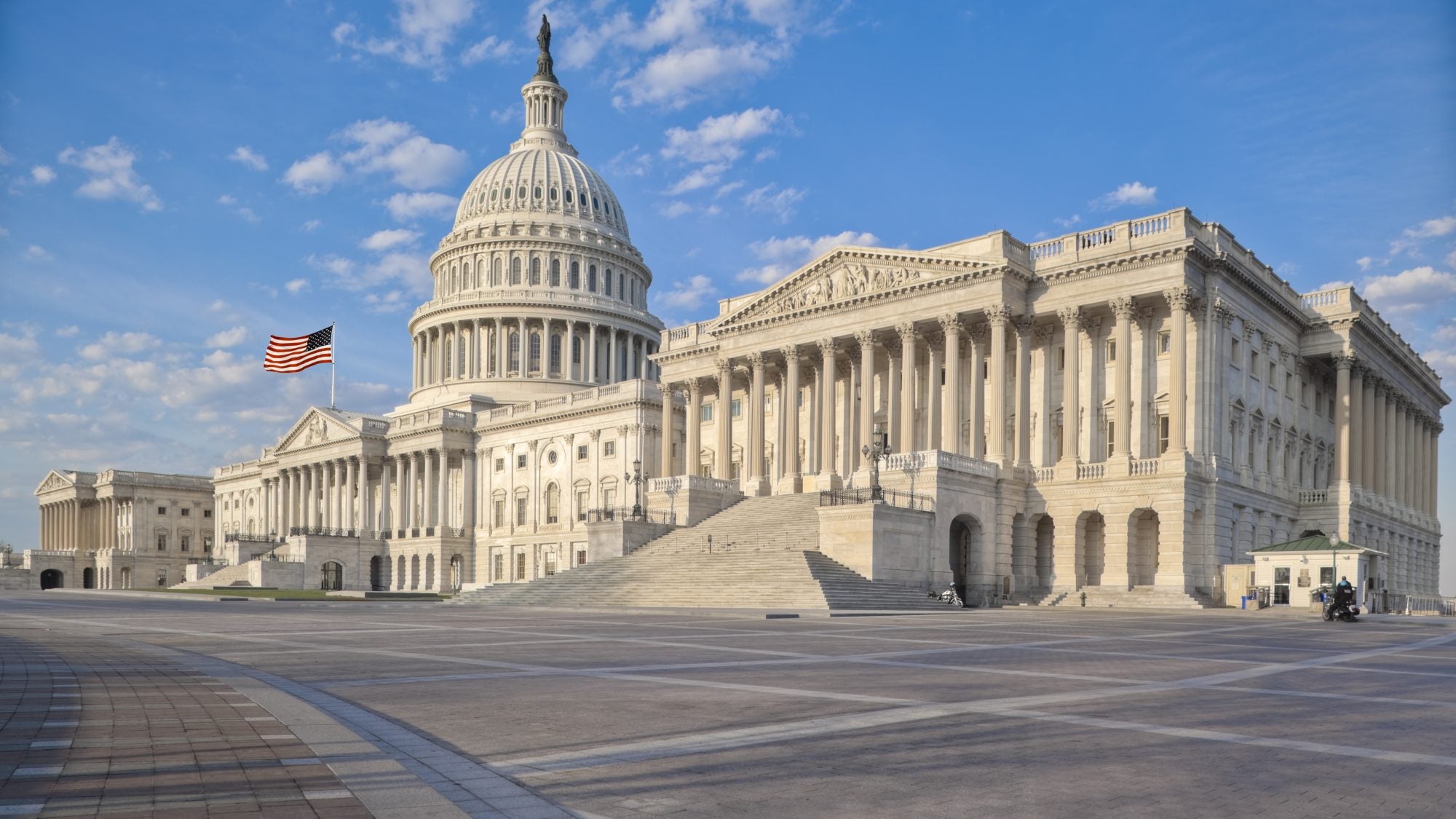 U.S. Capitol on a sunny day