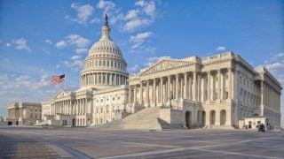 U.S. Capitol on a sunny day