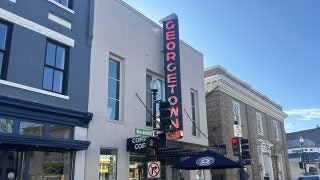 Exterior of Compass Coffee