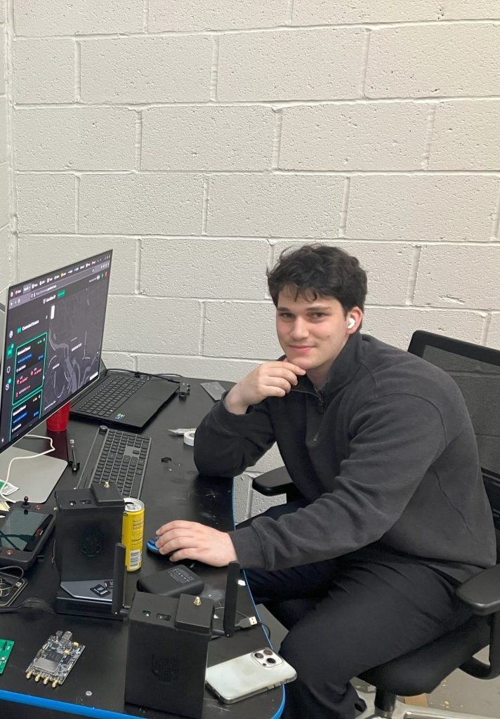 Eli Kerstein at a computer