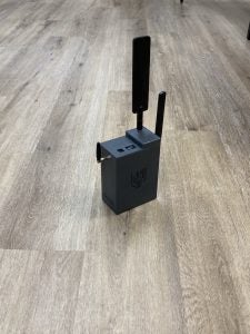 Small black box on the floor