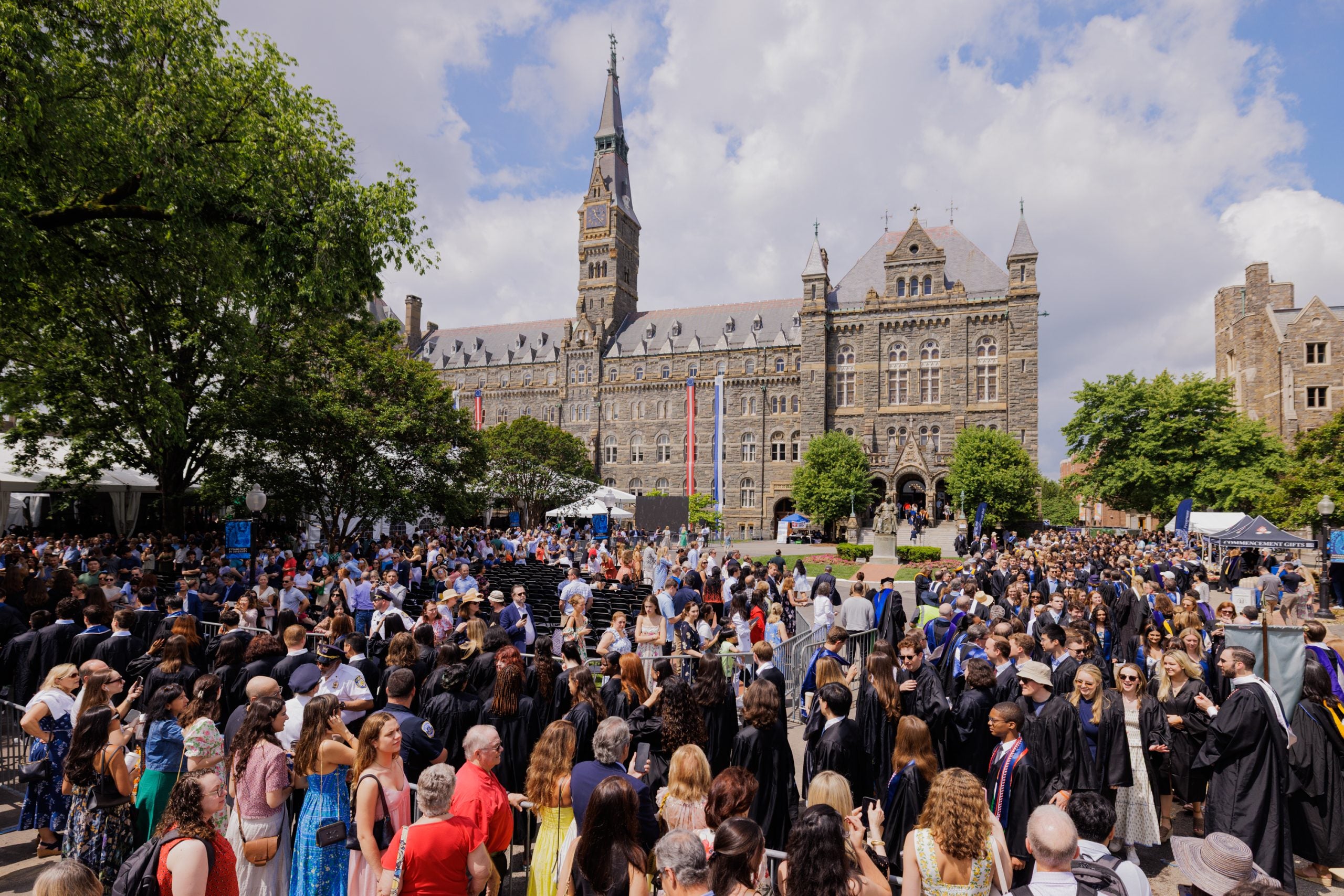 Healy Lawn on commencement