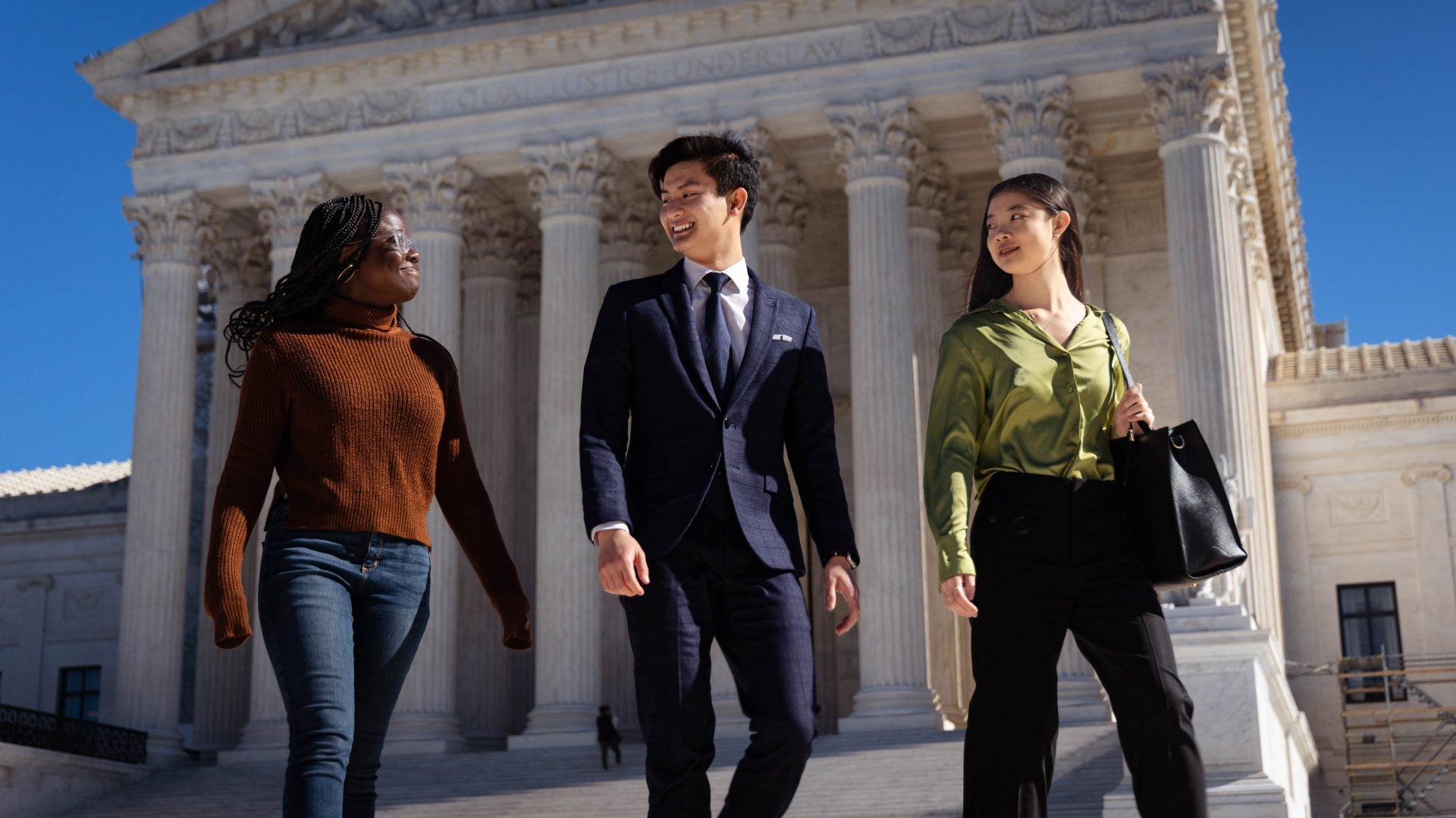 Students by the Supreme Court