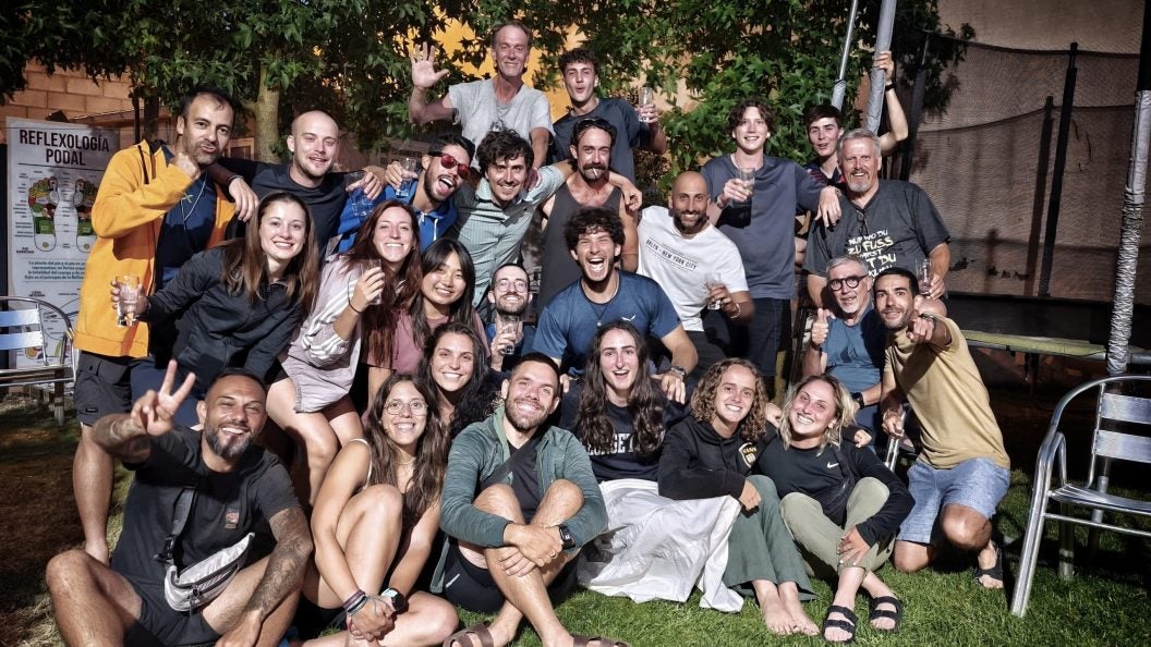Group of people smiling for a photo