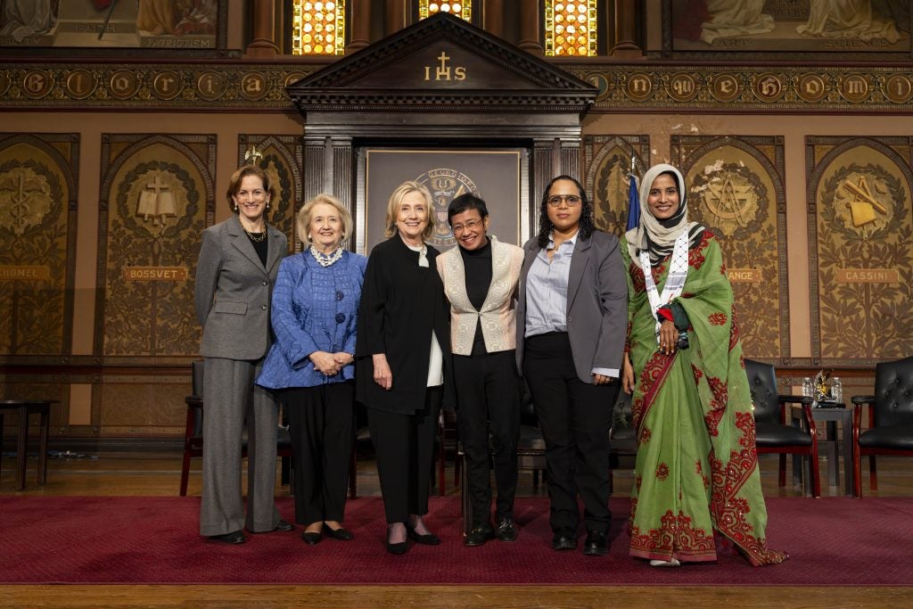 HRC Award winners on stage