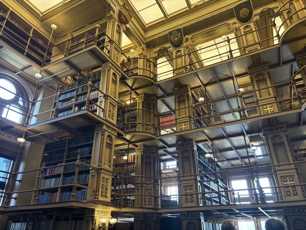 Interior of Riggs Library