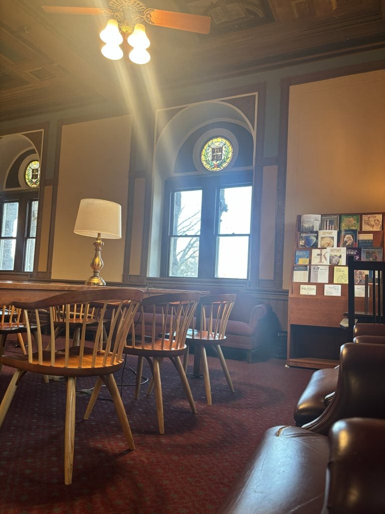 Interior of Bioethics Library