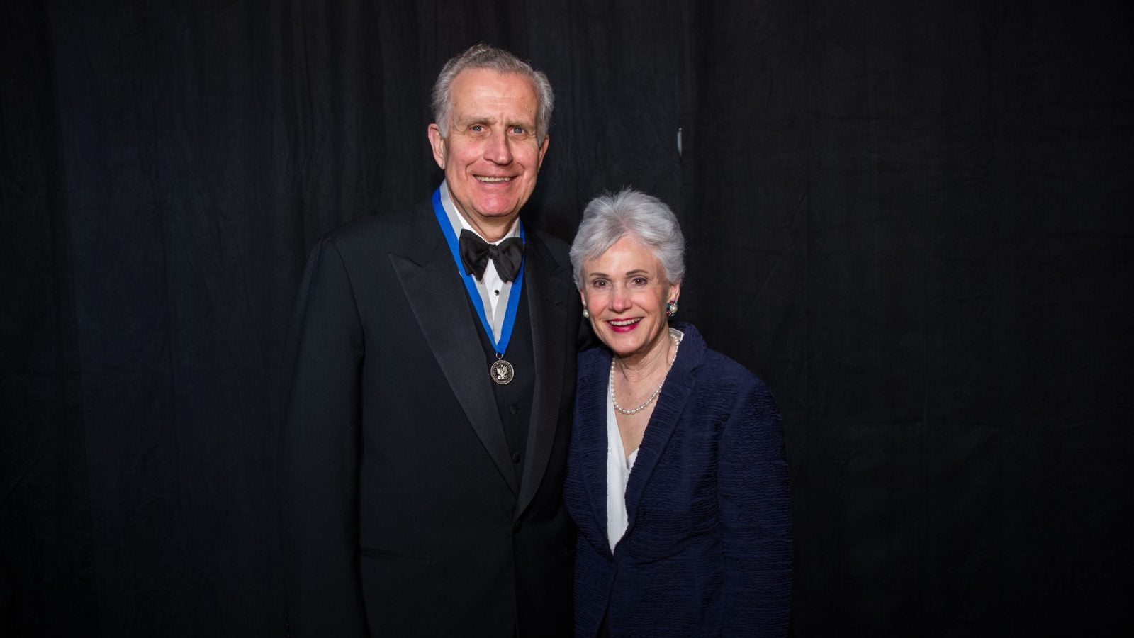 Paul and Chandler Tagliabue in formal attire