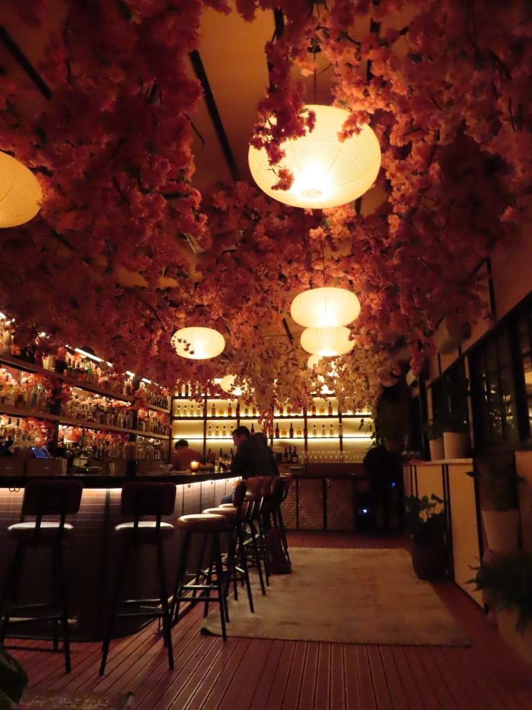 Interior of a restaurant