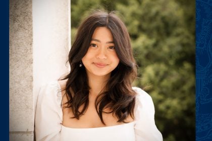 Young Asian woman smiling