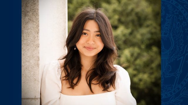 Young Asian woman smiling