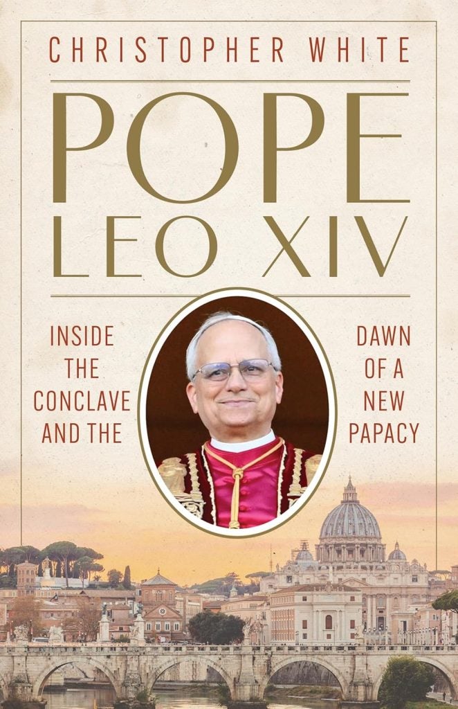 A book cover with Pope Leo's face on it