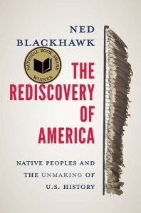 Ένα εξώφυλλο βιβλίου που λέει "The Rediscovery of America"