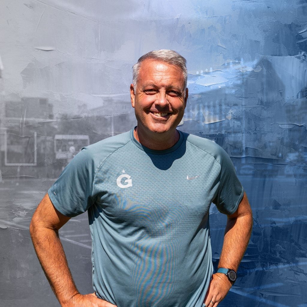 Stylized graphic of Coach Wiese
