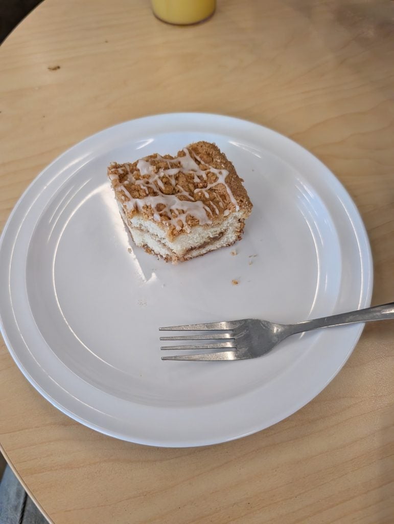 A desert on a plate